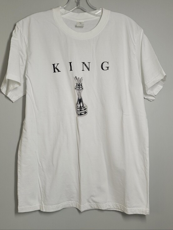 Ganmia Other - KING Graphic Crewneck Tee - White